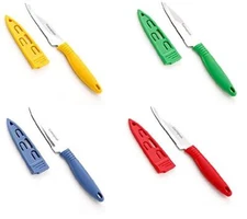 Kitchen Knife Sets With Safety Sheath Cover - Set of 4
