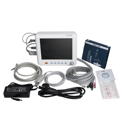 Carejoy Portable 8 Inch ICU CCU Patient Monitor - Monitor Signs on