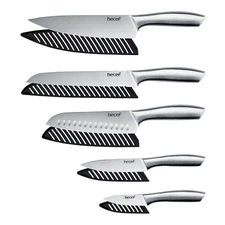 5PCS Premium Kitchen Knife Set Stainless Steel Extremely sharp Chef Knife Set