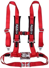 4 Point Safety Harness Set with Ultra Comfort Heavy Duty Shoulder Pads,(Pack of