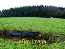Photo 6x4 Fields at Manor France Farm Blandford Forum This water trough i c2010