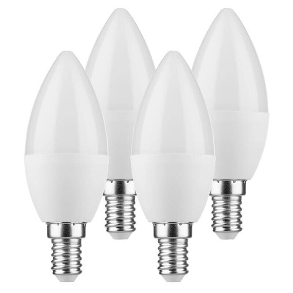MüLler Licht Led Lampe C35 4.5W 40W 220-240V E14 470Lm 200° 2700K 20000H 3+1 Set-image