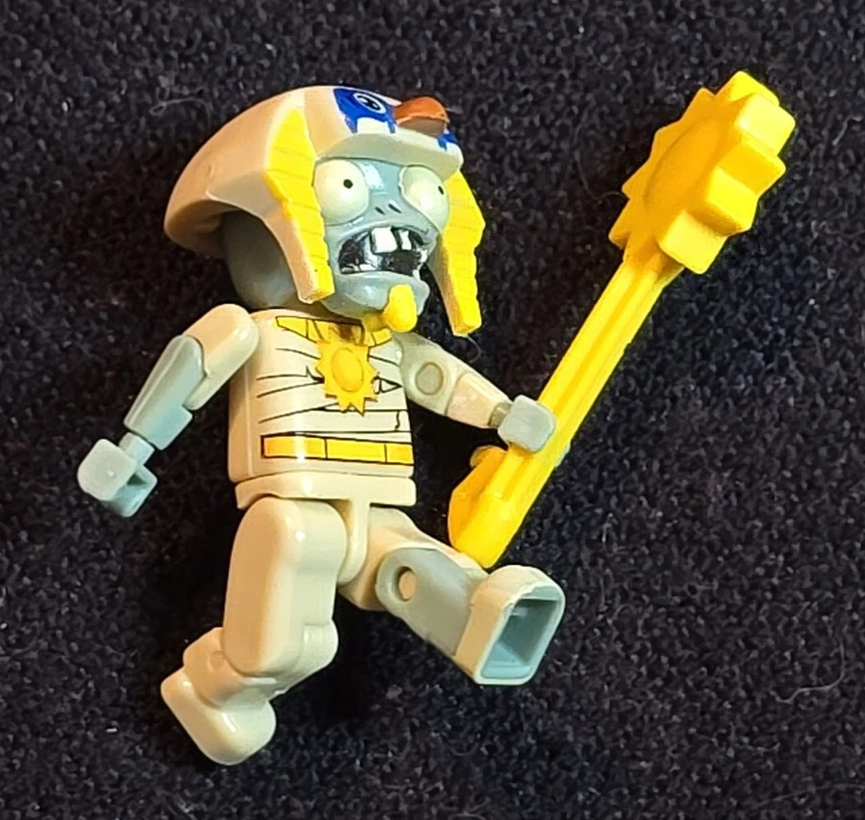 PVZ Ra Zombie Knex Minifigure, Plants Vs Zombies - Rare, Complete - Image 4 of 4