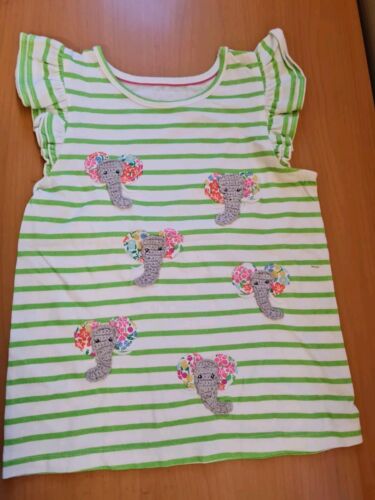 Mini Boden Camiseta Bordada Para Niñas Edad 5-6 Años Nueva Muestra - Imagen 2 de 3