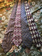 Ralph Lauren CHAPS 4 Vintage Silk Ties