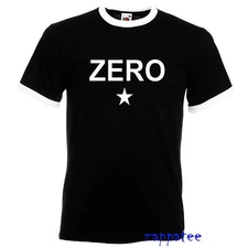 Scott Pilgrim inspired ZERO T Shirt. Slim fitting Ringer style tee