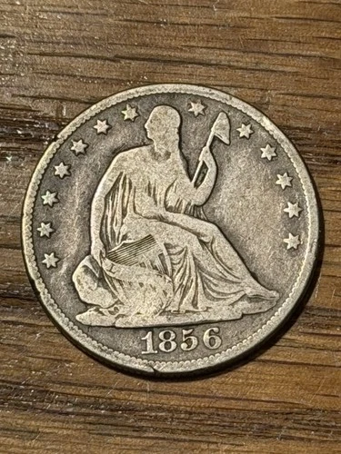 1856 O Seated Liberty Half Dollar VERY GOOD +