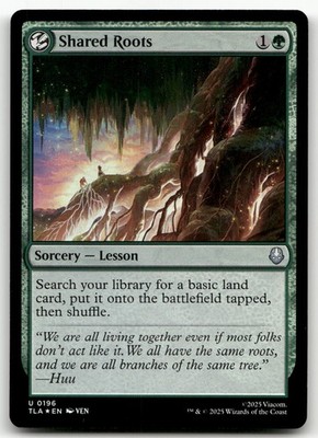 Shared Roots #196 (Foil) (NM) Avatar: The Last Airbender TLA Magic MTG