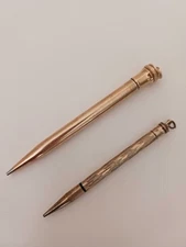 Vintage AXT Wahl Eversharp 10k Gold Filled Chatelaine Mechanical Pencil Pendant