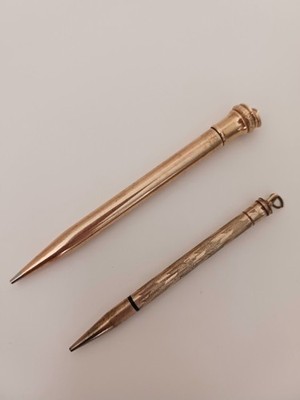 Vintage AXT Wahl Eversharp 10k Gold Filled Chatelaine Mechanical Pencil Pendant