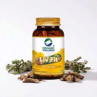 Liv Fit 90 N Veg Capsules Detox & Repair Fatty Liver Formula For Healthy Liver