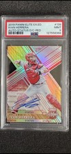 2019 Panini Elite EX ED AUTO STATUS D/C RED /75 IVAN HERRERA #139 PSA MINT 9
