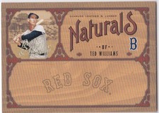 TED WILLIAMS 2005 Donruss Naturals $$ Boston Red Sox #'d 12/50 SUPER RARE SP!