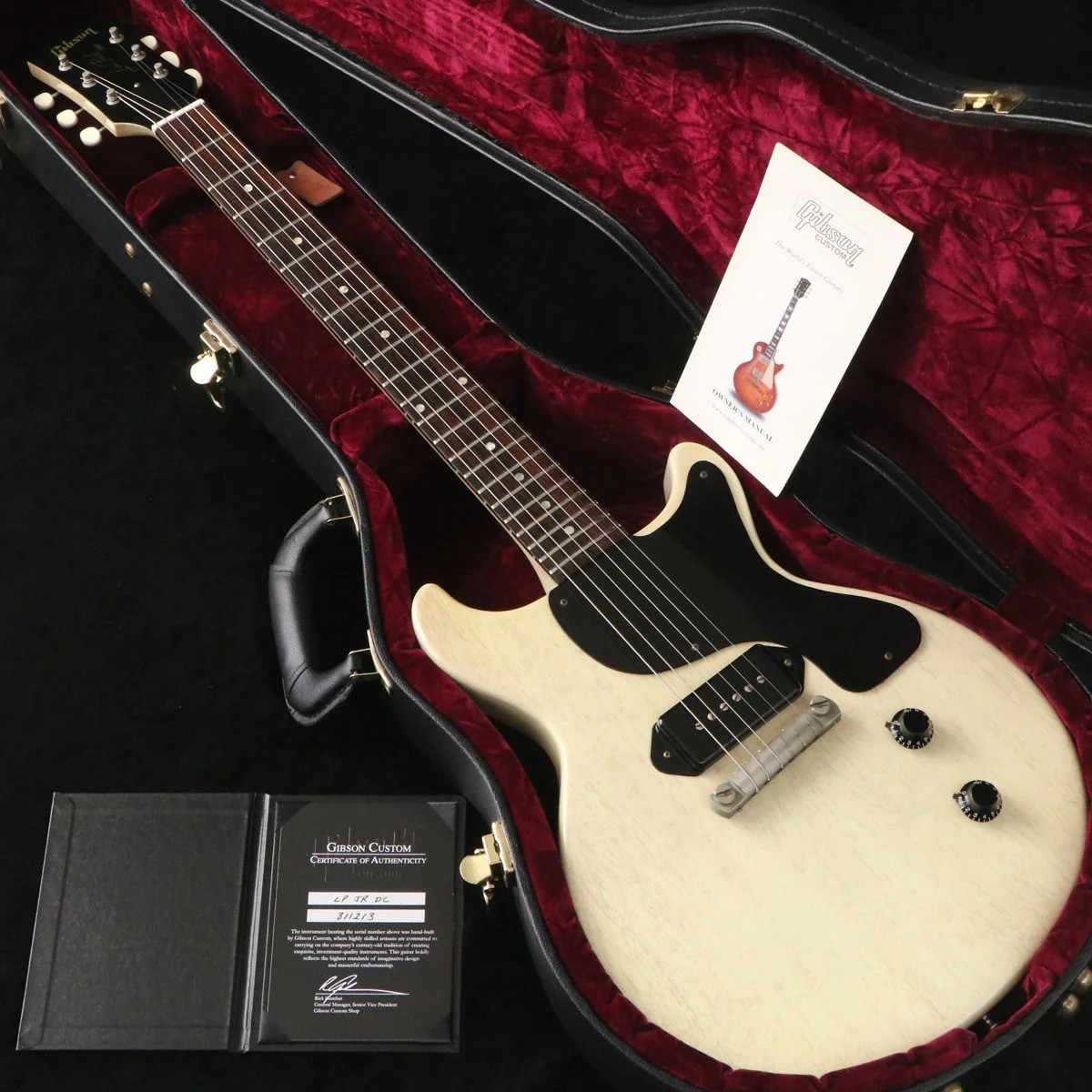 Gibson Custom Shop Historic Collection 1958 Les Paul Junior Double Cut TV White