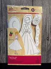 NEW Julie Nutting Aisha Doll Cling Stamps 913243 PRIMA- Free Ship
