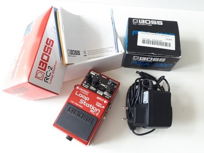 Boss RC-2 Looper Pedal Gitarren-Effektgerät + Original Boss PSA-230P Netzteil