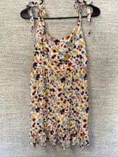 Women’s Old Navy Floral Fit & Flare Short Spaghetti Strap Cami Sundress Size M
