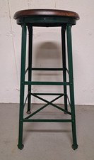 Vintage Angle Steel Factory Stool