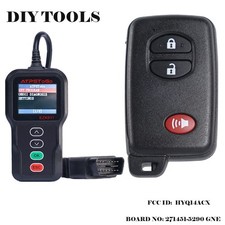 For 2010 - 2015 Toyota Prius Venza 4runner Smart Keyless Remote Key Fob Hyq14acx