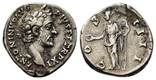 Antoninus Pius Denarius • Salus Type • 3.5 g • 17.6 mm • [AP414]