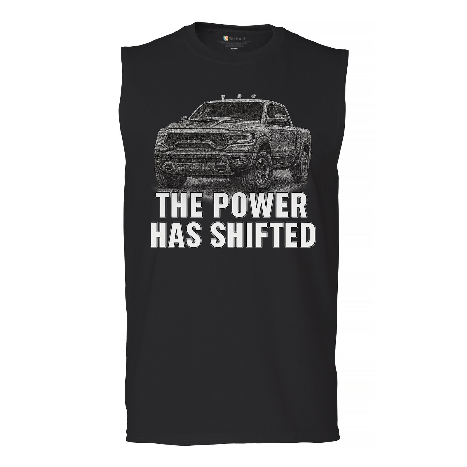 ALTRA The Power Has Shift Camicia Muscolare Uomo Americana 4x4 Fuoristrada Pickup Truck