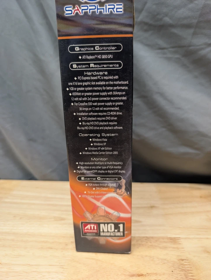ATI Radeon HD 3850 Sapphire 512MB GDDR3 - Image 2 of 4