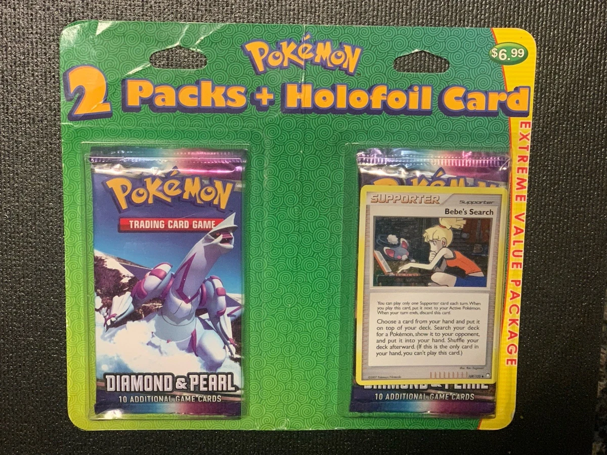 2008 Pokémon Diamond & Pearl Blister Pack + Holofoil Card Factory