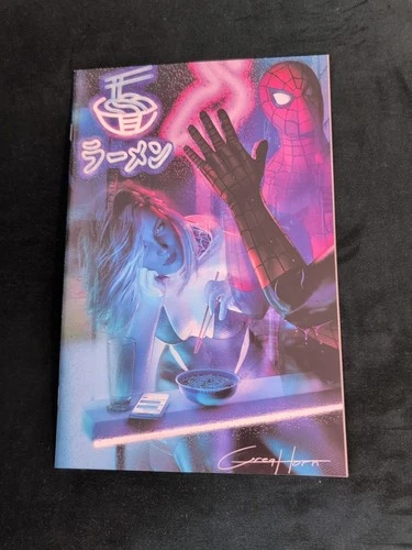 SPIDER-GWEN GHOST SPIDER #1 VIRGIN GREG HORN EXCLUSIVE SPIDER-MAN