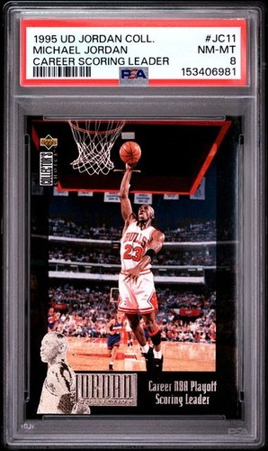 Michael Jordan [Career Scoring Leader] #JC11 1995 Upper Deck Jordan Collection card