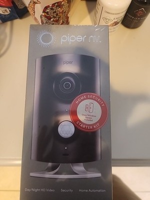 PIPER nv All-in-One HD Home Security System Smart Camera Black Discontinued