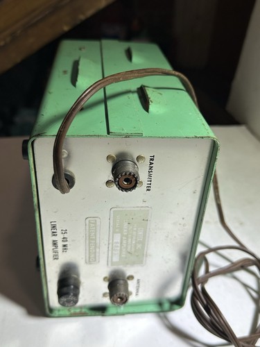 Contex Linear Amplifier 25 To 40mhz Not Tested - Zdjęcie 5 z 9