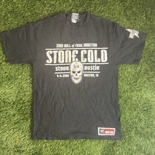 2009 WWE Hall Of Fame Stone Cold Medium Shirt