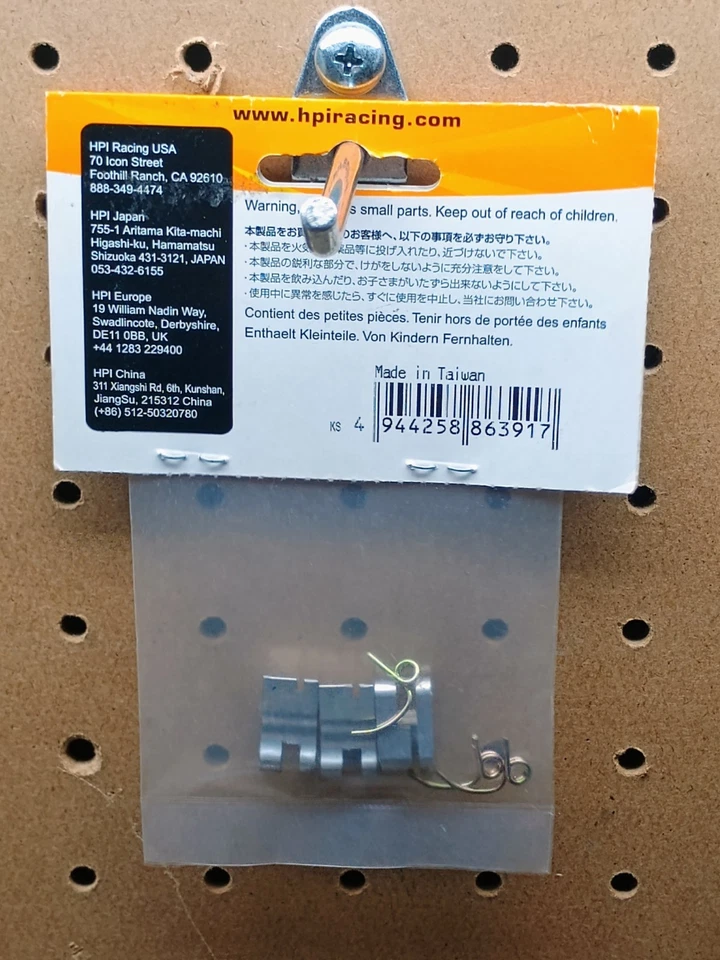 Hpi Savage Heavy Duty Clutch Shoe 3pcs 86391 Rare New Old Stock Free Shipping - Image 2 of 2