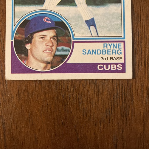 1983 TOPPS #83 RYNE SANDBERG ROOKIE CARD NRMT - Foto 3 di 5