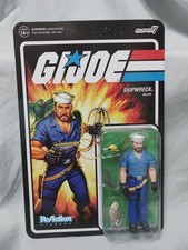 Super7 G.I. Joe Shipwreck Sailor 3.75 in Reaction Figure New UNPUNCHED CIB