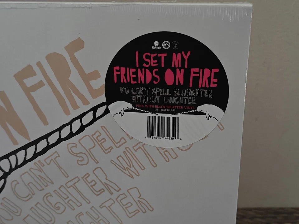 I Set My Friends On Fire You Can’t Spell Slaughter Without Laughter Splat Vinyl - Image 3 of 4