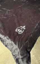 Alfredo Pauly Nerz Optik Wendedecke Wohndecke Chalet 150 x 200 cm , Tiefschwarz