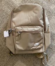 Nike Heritage Eugene Backpack Bag DB3300-297 Beige Khaki 18" H x 12" W x 6" D