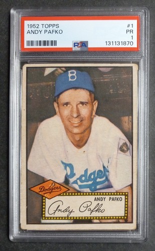 1952 Topps - #1 Andy Pafko - PSA 1 PR