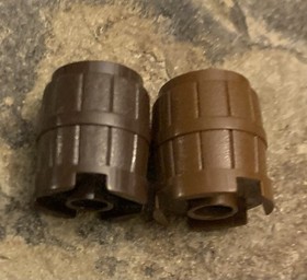 LEGO 1x 2489 Brown Container, Barrel 2 x 2 x 2 6267