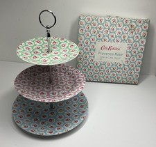 Cath Kidston Provence Rose 3 Tier Cake Stand Country Kitchen Cup Cakes Easter 
