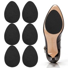 Non Slip Shoe Pads,Shoe Sole Protector,Shoe Grips on Bottom of Black - 3 Pairs