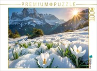 Calvendo Puzzle Blumenwiese Am FrüHen Morgen | 1000 Teile Lege-GrößE 64 × 48 Cm