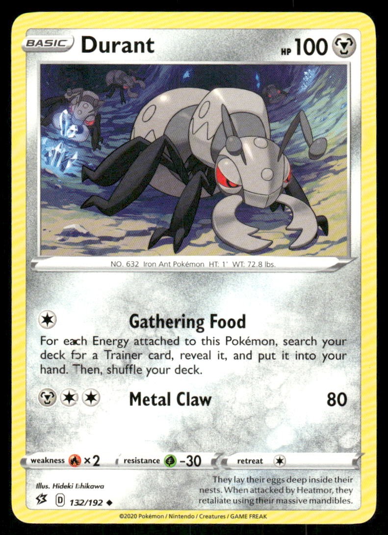 Durant 132/192 - Rebel Clash - Uncommon NM