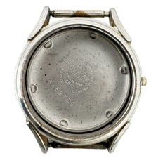 Vintage Elgin 6813 Shockmaster Men's Wristwatch Case 30.5mm Stainless Steel