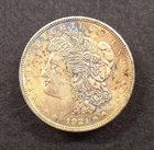 1921 Morgan Dollar $1 Philadelphia Gold Tone Circulated Raw Uncertified