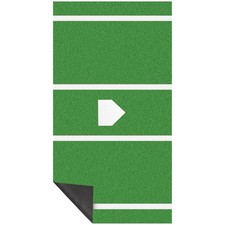 Premium 10x3.8ft Portable Batting Mat w/Non-Slip Base & Home Plate
