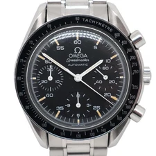 Omega 3510.50 Speedmaster Reduced 39mm Steel Automatic Black Dial Watch