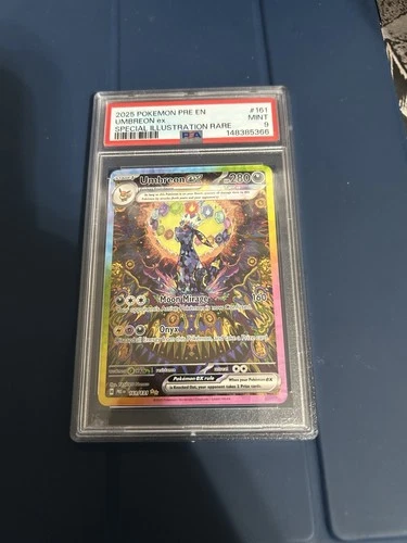 Pokémon Umbreon ex 161/131 Prismatic Evolutions PSA 9 Special Illustration Holo
