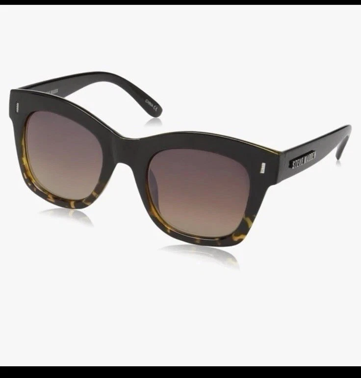 Женские ретро винтажные квадратные солнцезащитные очки Steve Madden Olivia начала 2000-х годов Y2K - Изображение 2 из 3